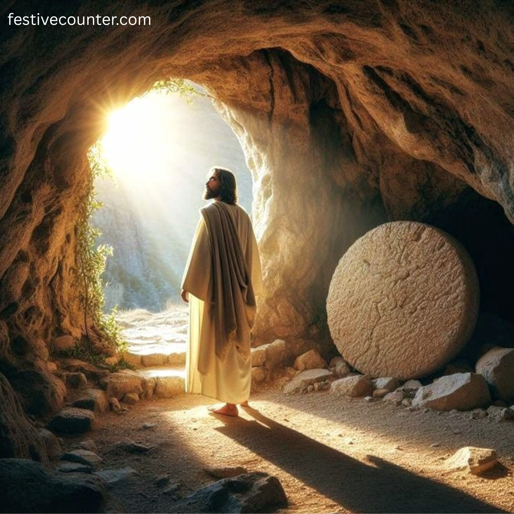 Jesus with a Serene and Compassionate Expression Portrait of Jesus Christ with a calm and peaceful expression, radiating compassion and strength