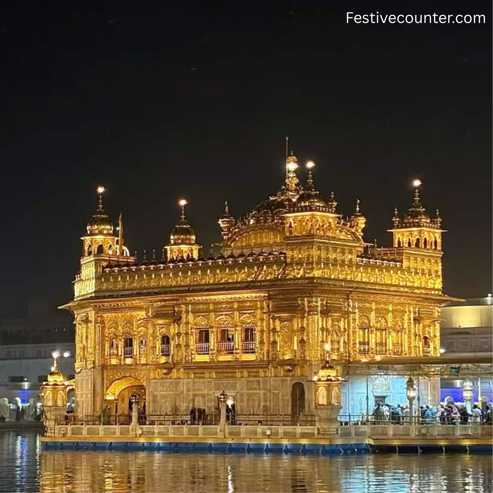 Majestic View of a Gurdwara – A Sacred Sikh Temple A beautiful and serene Gurdwara showcasing Sikh architecture, devotion, and spiritual heritage.